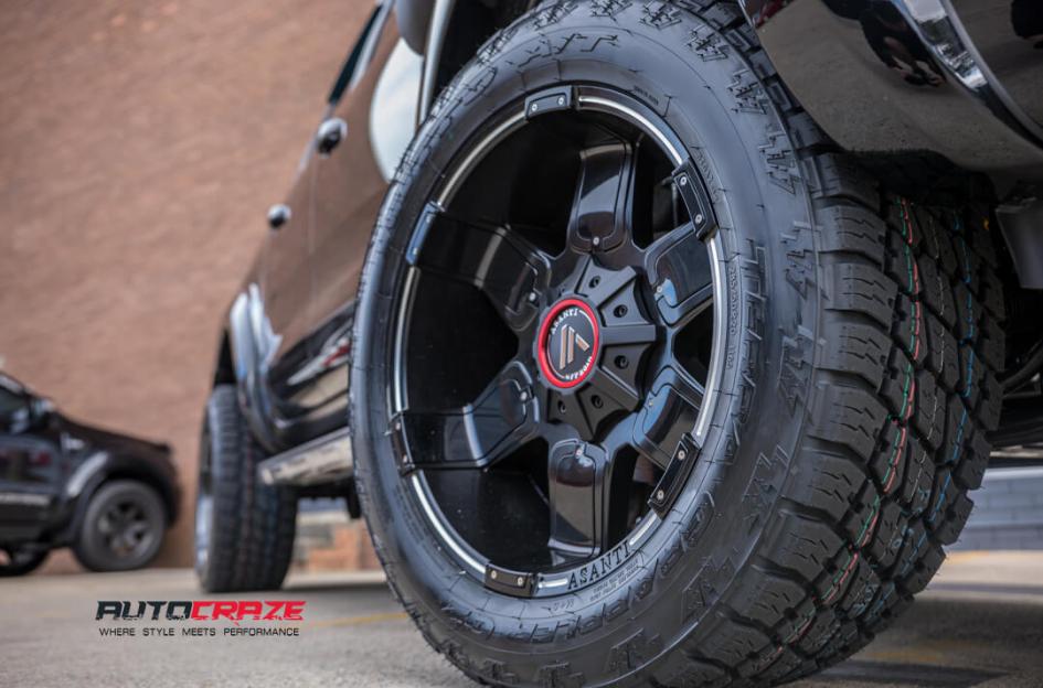 FORD RANGER AB811 SATIN BLACK GLOSS INSERTS